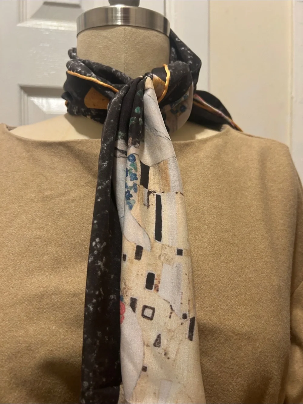 Gustav Klimt “The Kiss” Silk Scarf
